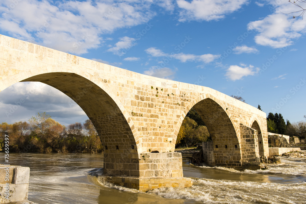 Turkey, Seljuqs bridge near Aspendos