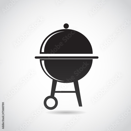 Barbecue vector icon.