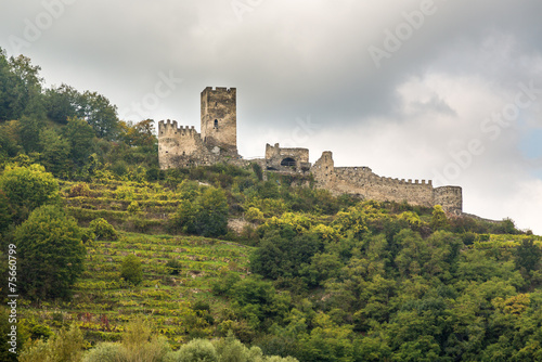 Hinterhaus Ruins on the hillside above Spitz photo
