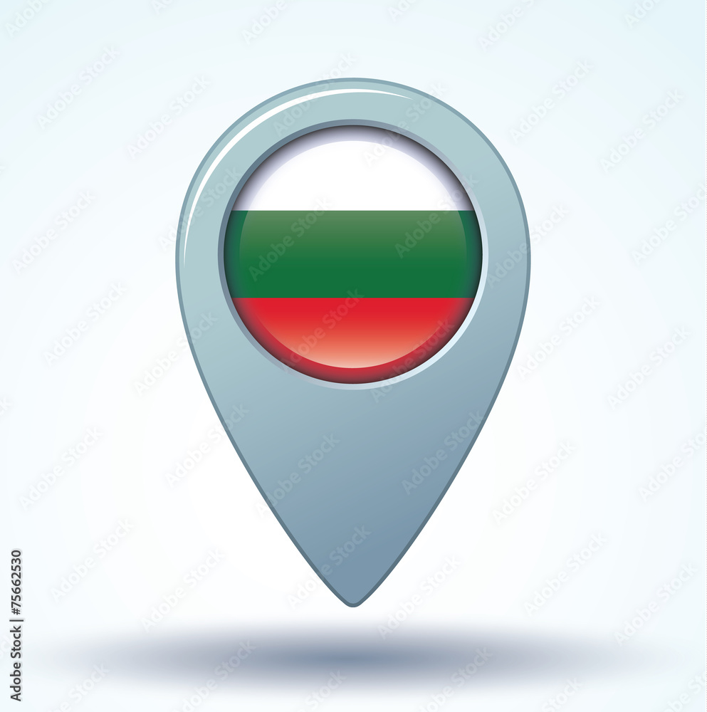 Flag of Bulgaria, vector illustration Flag of Bulgaria, vector illustration