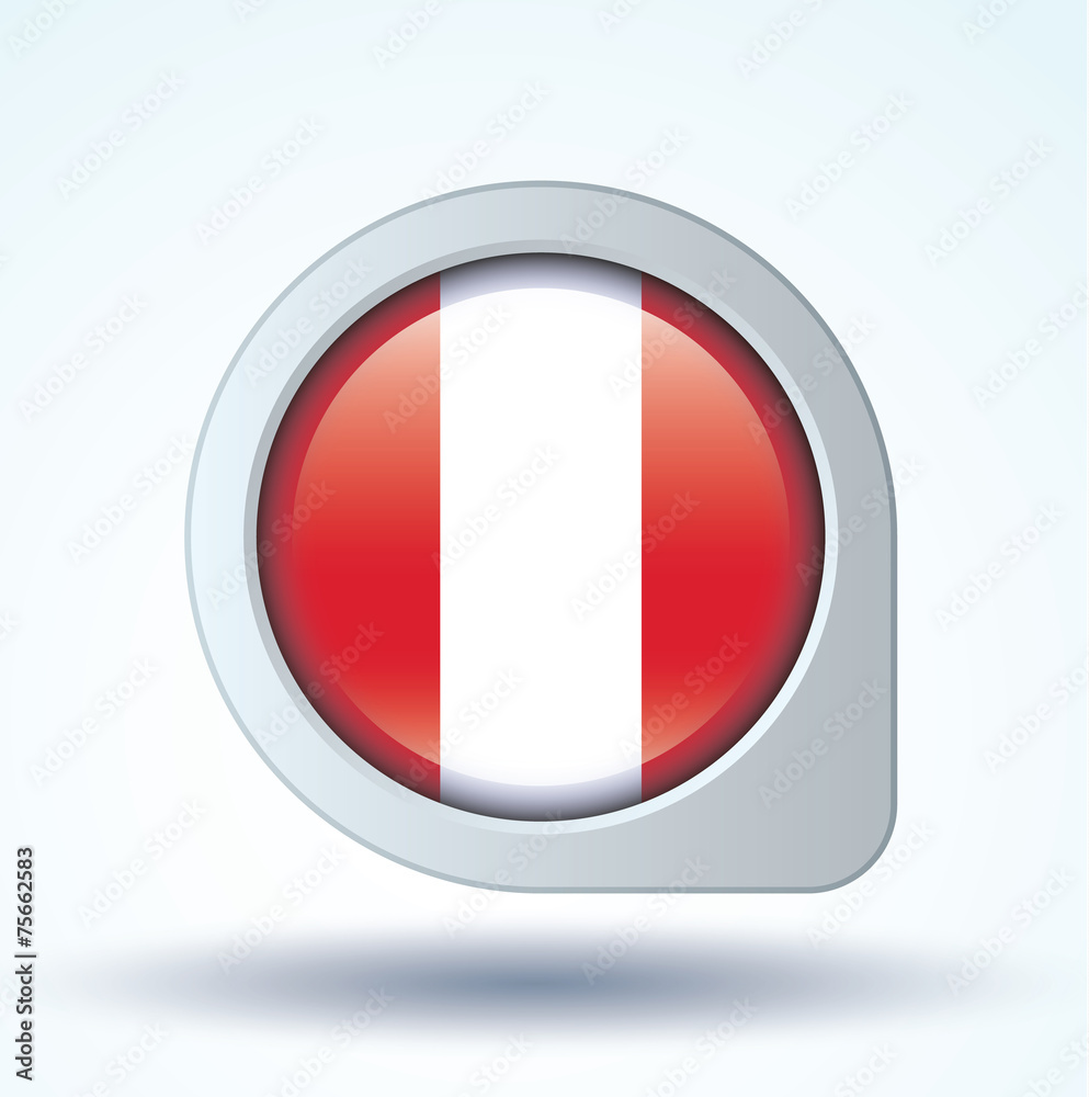 Flag of Peru, vector illustration Flag of Peru, vector illustration