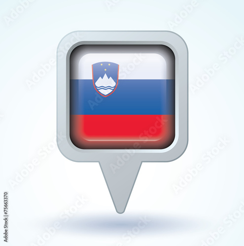 Free Download Flag set of Slovenia, vector illustration - GFXLoad