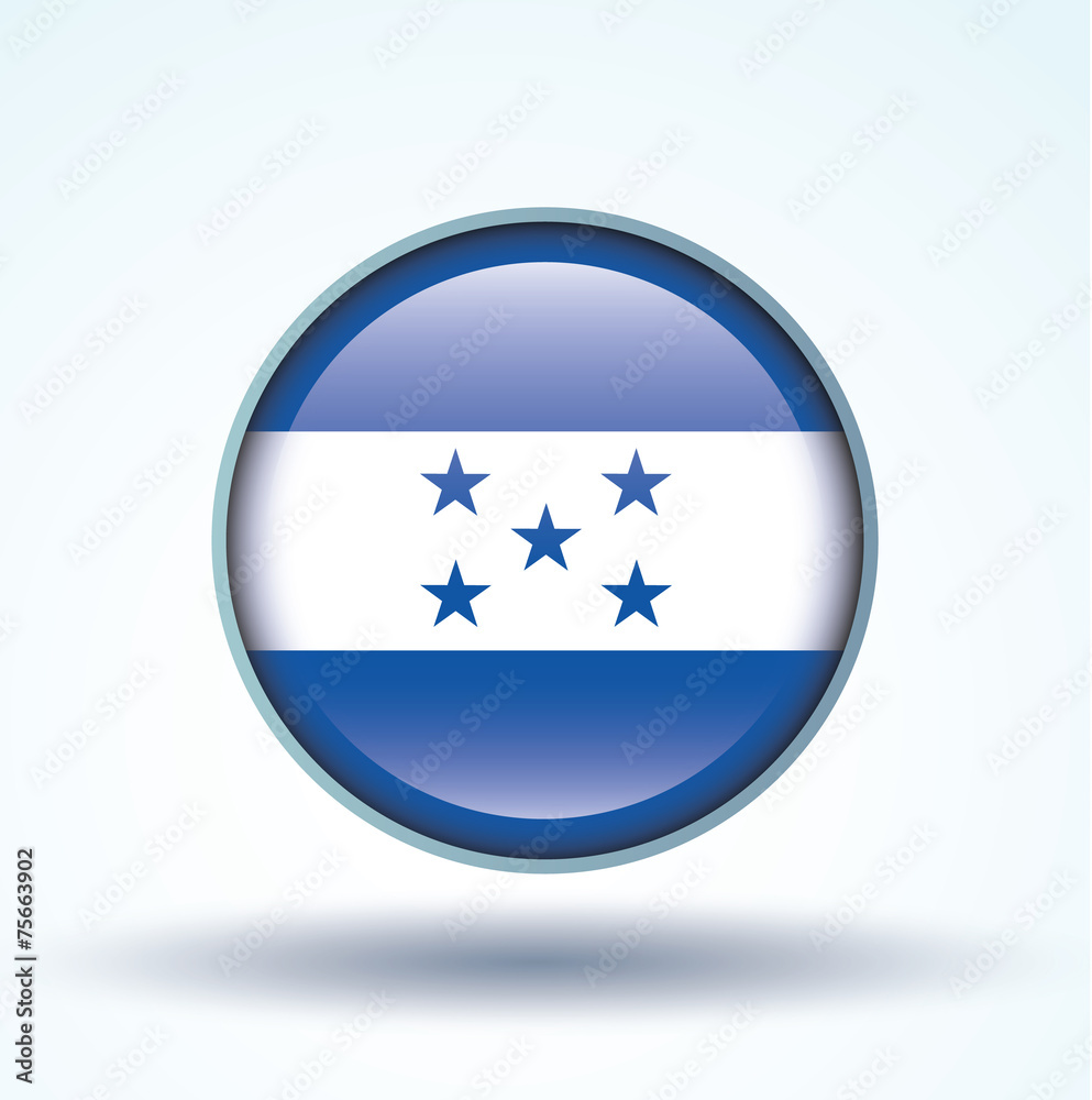 Flag set of Honduras, vector illustration Flag set of Honduras, vector illustration