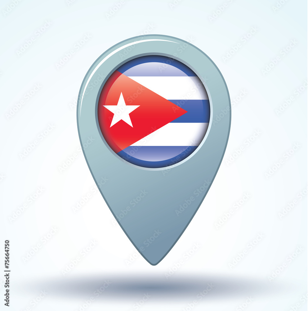 Flag set of Cuba, vector illustration Flag set of Cuba, vector illustration
