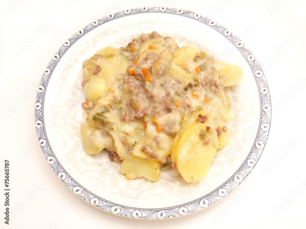 Kartoffelauflauf mit Hackfleisch