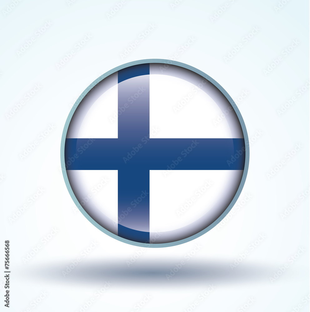Flag of Finland, vector illustration Flag of Finland, vector illustration