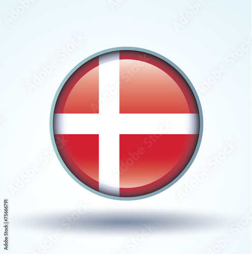 Flag set of Denmark, vector illustration Free Download Flag set of Denmark, vector illustration - GFXLoad