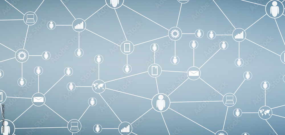 abstract social network and technology background abstract social network and technology background