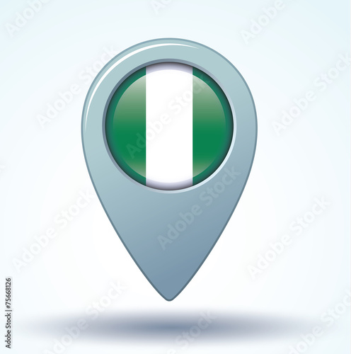 Flag set of Nigeria, vector illustration Free Download Flag set of Nigeria, vector illustration - GFXLoad
