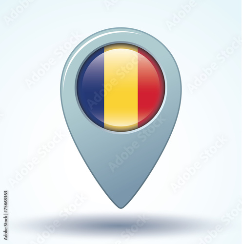 Flag set of Romania, vector illustration Free Download Flag set of Romania, vector illustration - GFXLoad