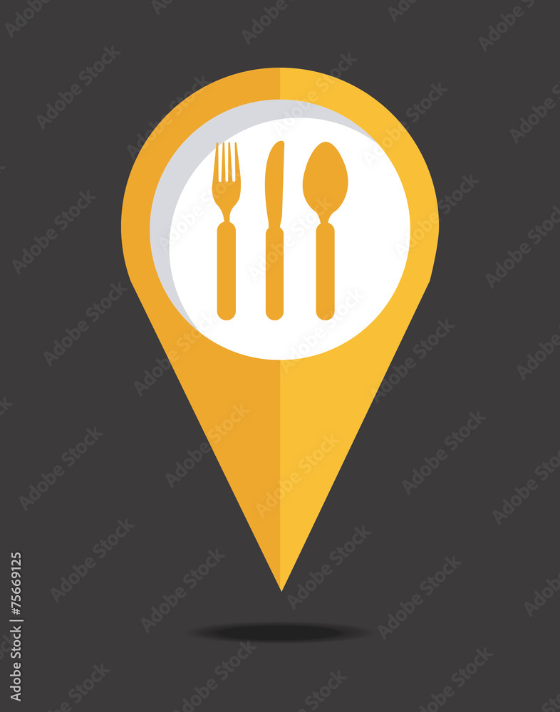 Fototapeta premium restaurant sign