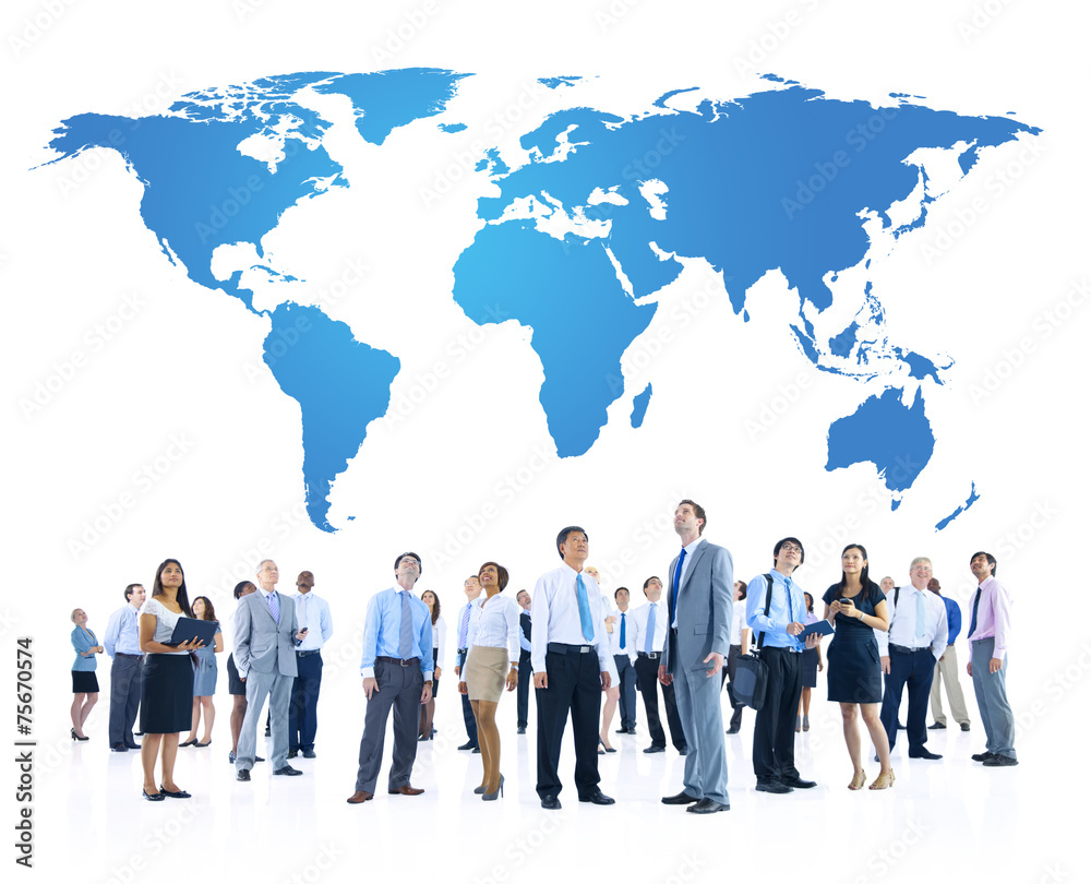Global Business Communications Team Collaboration Concept Global Business Communications Team Collaboration Concept