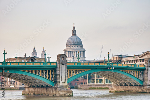 Fototapeta Naklejka Na Ścianę i Meble -  Blackfriars Bridge at London, England