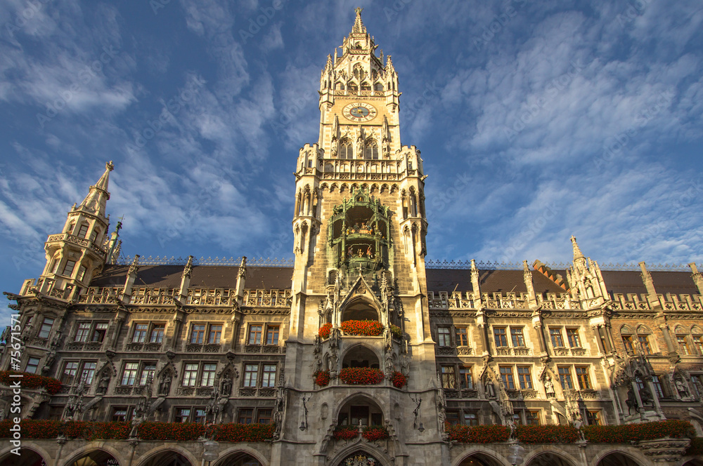 Fototapeta premium New town hall in Munich, Germany