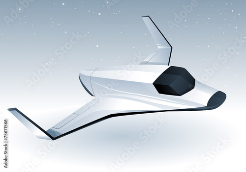 Futuristic Space Shuttle