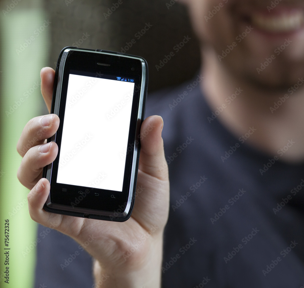 Holding a Cell Phone Holding a Cell Phone