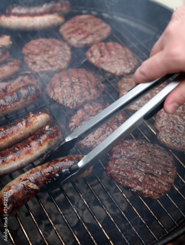 Grilling Meat