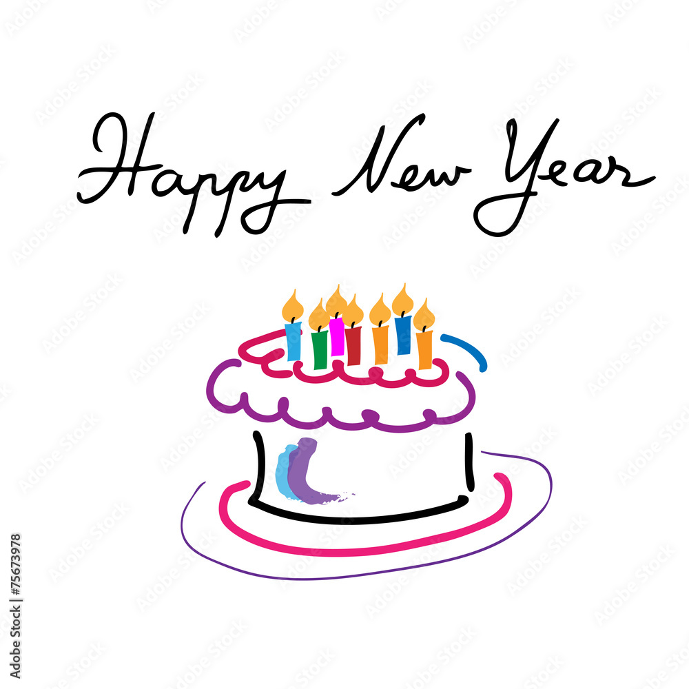 Happy New Year Cake Happy New Year Cake