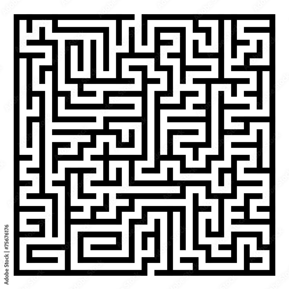 maze game illustration