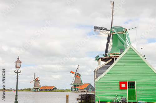 Windmills in The Netherlands photo