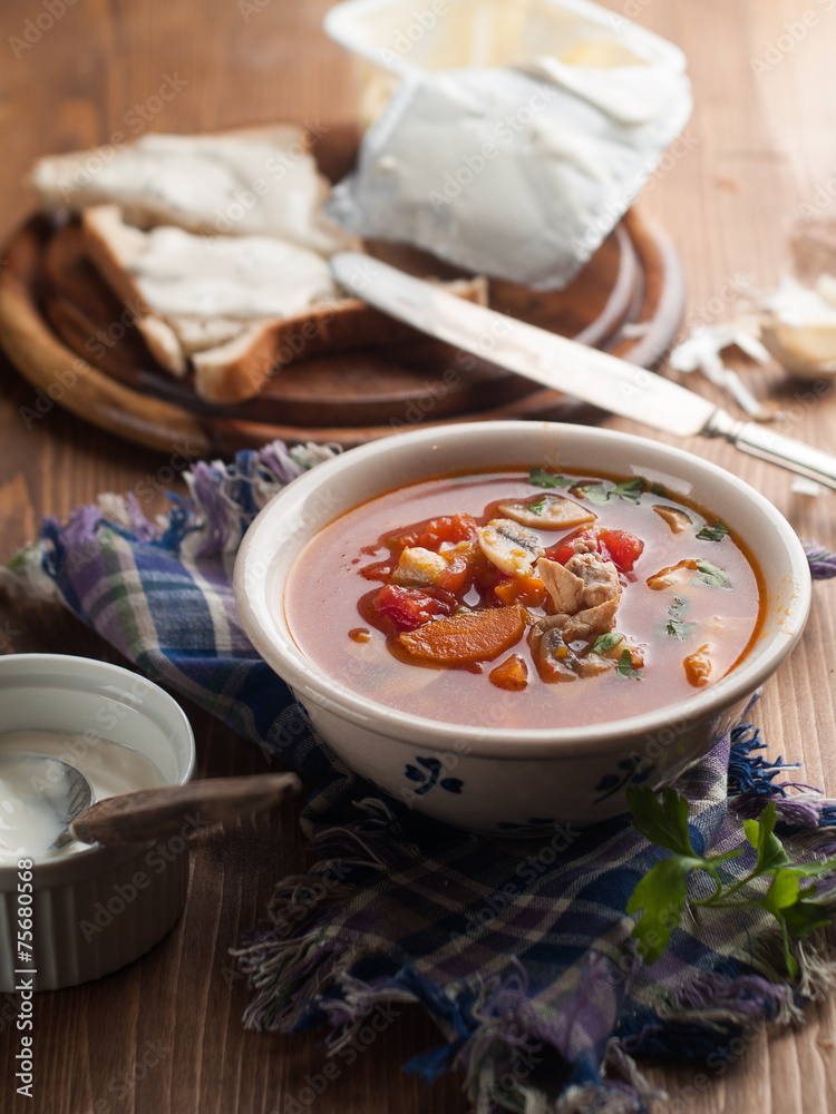 Vegetable soup Vegetable soup
