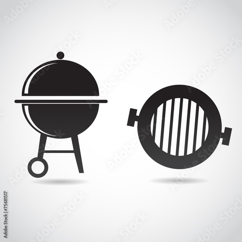 Barbecue vector icon.