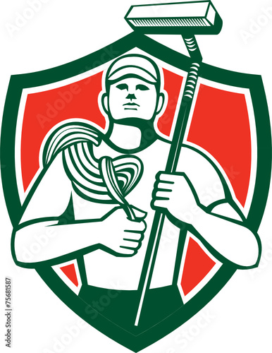 High Rise Window Cleaner Shield Retro