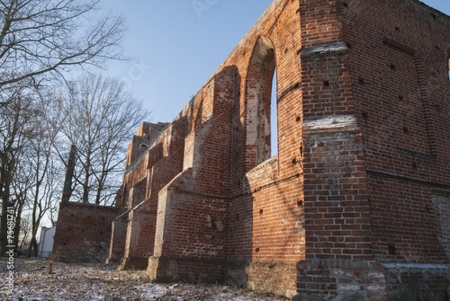 Steblewo, Poland, Pomerania, Ruins photo