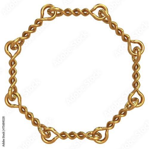 Circle of twisted links