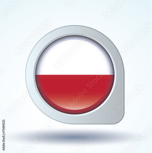 Flag set of Poland, vector illustration Free Download Flag set of Poland, vector illustration - GFXLoad