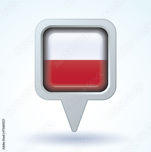 Flag set of Poland, vector illustration Free Download Flag set of Poland, vector illustration - GFXLoad