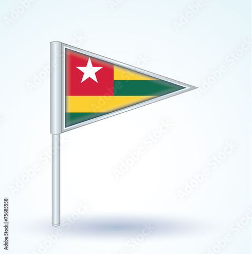 Free Download Flag set of Togo, vector illustration - GFXLoad