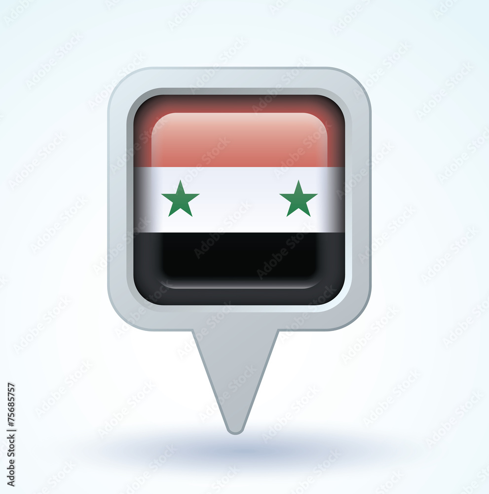 Flag set of United Arab Republic, vector illustration