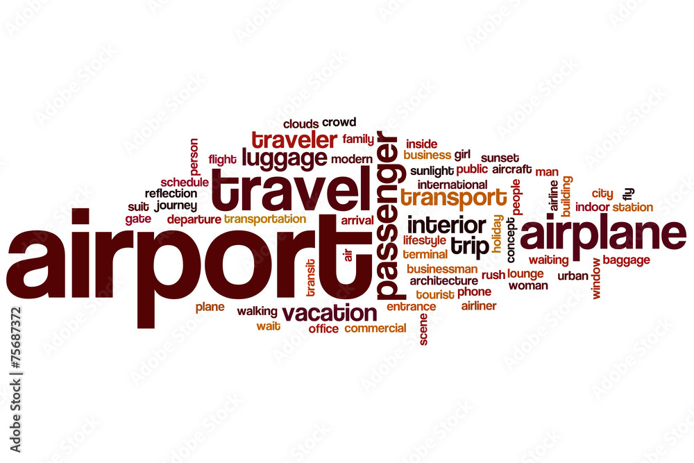 Airport word cloud