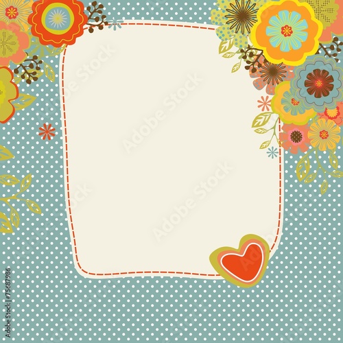 Vintage greeting card or invitation