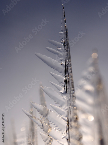 Bizarre Eisstruktur photo