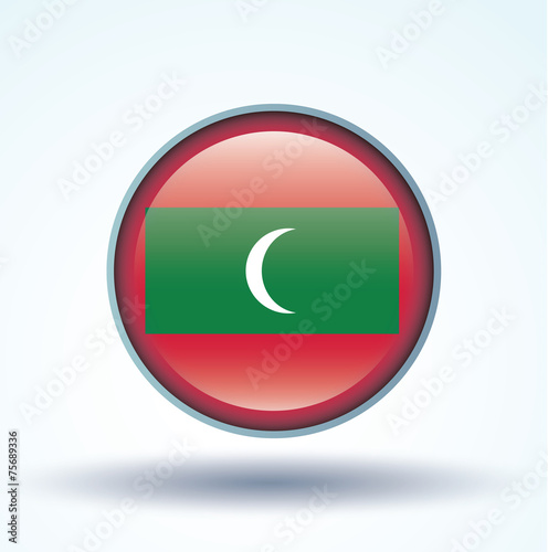 Flag set of Maldives, vector illustration Free Download Flag set of Maldives, vector illustration - GFXLoad