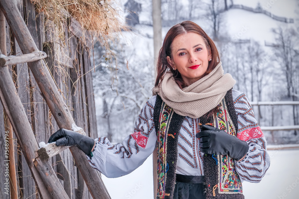 Beautiful Romanian Girl In Traditional Costume Stock Photo Adobe Stock beautiful-romanian-girl-in-traditional-costume-stock-photo-adobe-stock