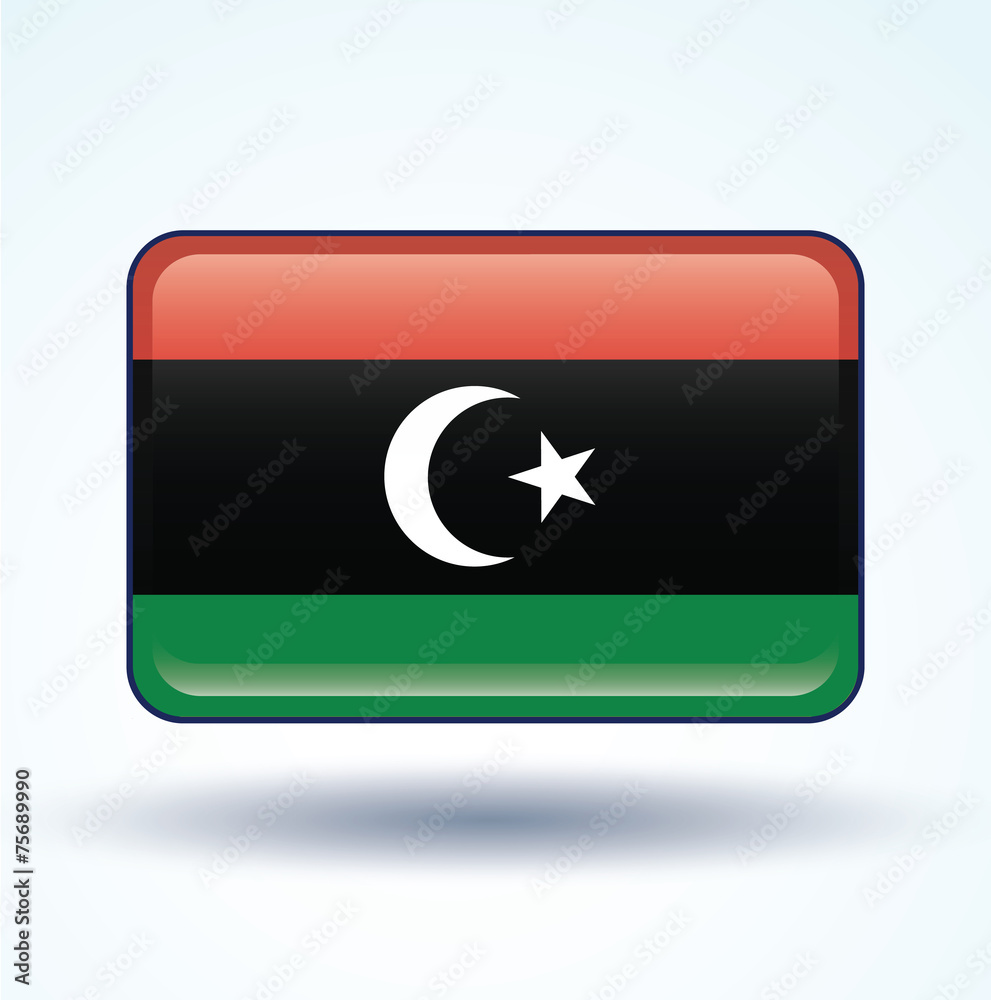 Flag set of Libya, vector illustration Flag set of Libya, vector illustration