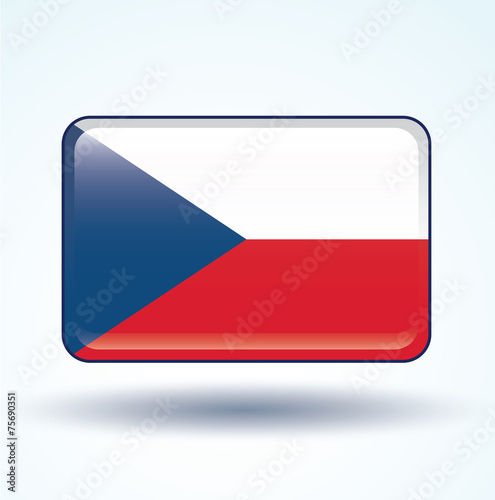 Free Download Flag set of czech republic, vector illustration - GFXLoad
