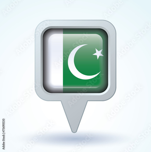 Free Download Flag set of Pakistan, vector illustration - GFXLoad