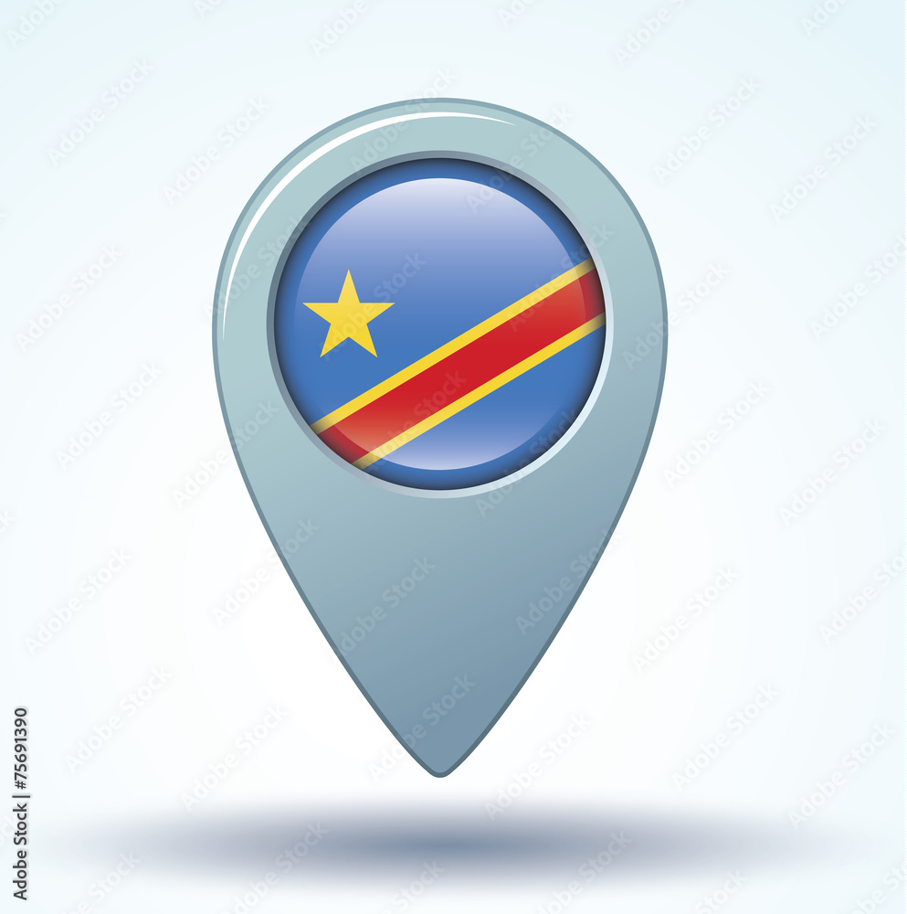 Flag set of Democratic Republic of the Congo. Flag set of Democratic Republic of the Congo.