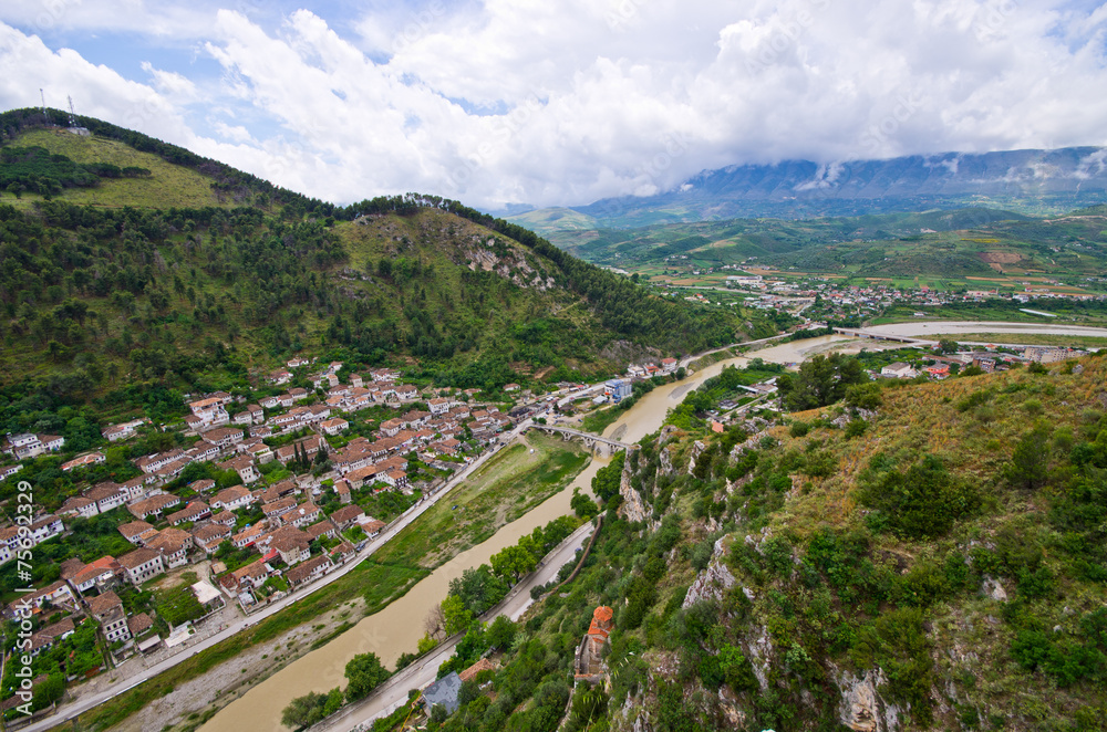 Cityscape of Berat - Albania