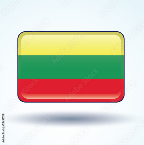 Free Download Flag set of Lithuania, vector illustration - GFXLoad