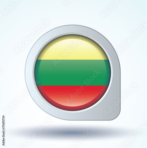 Free Download Flag set of Lithuania, vector illustration - GFXLoad