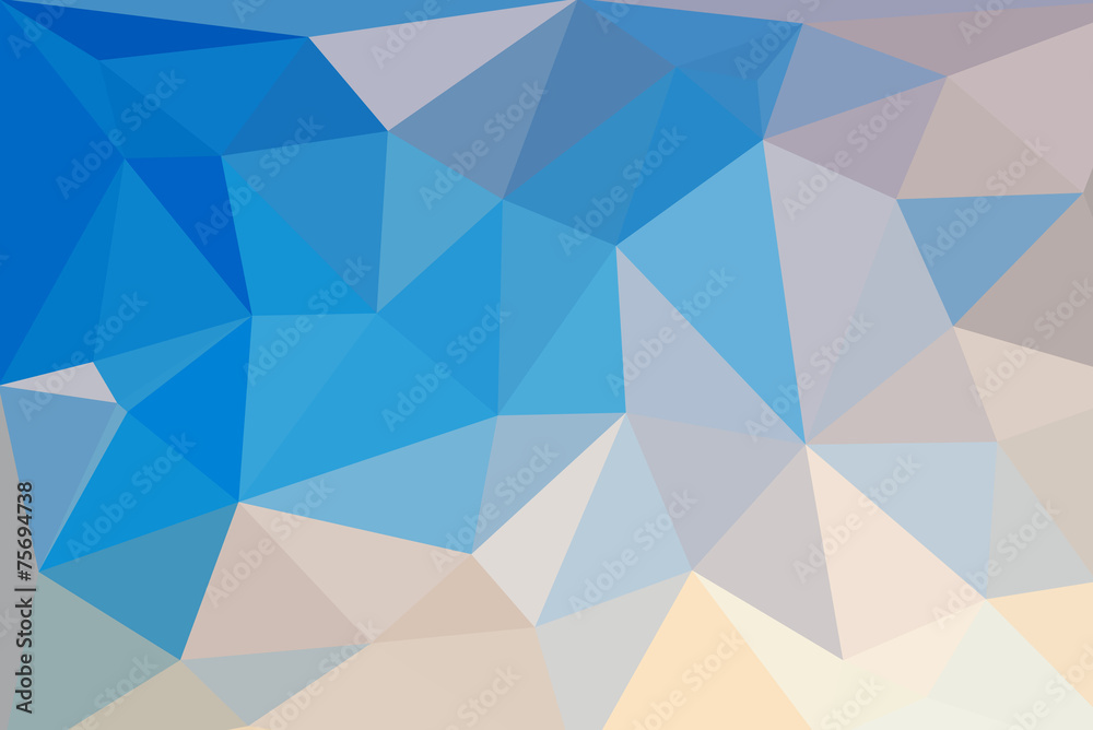 Fototapeta premium Low Poly Triangular Abstract Background