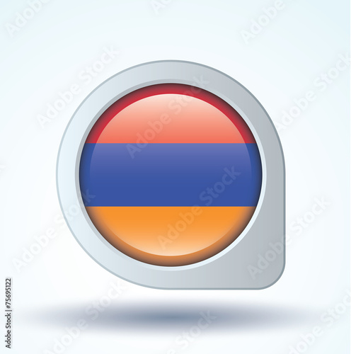 Free Download Flag set of Armenia, vector illustration - GFXLoad