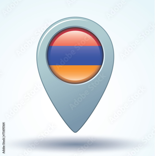 Free Download Flag set of Armenia, vector illustration - GFXLoad