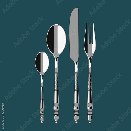 Silver cutlery