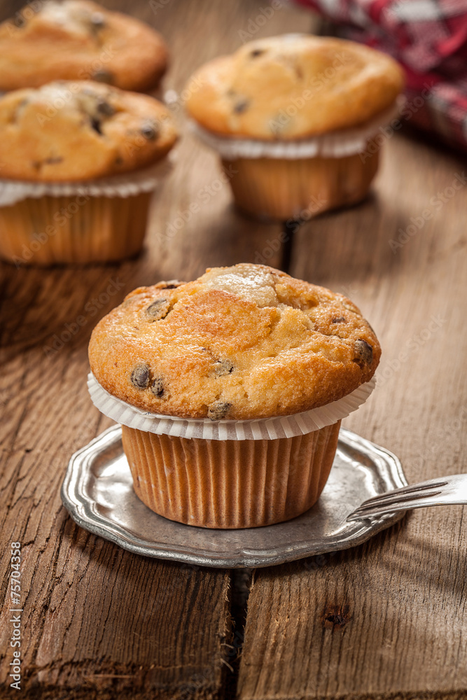 Muffins and coffee